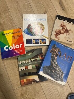 Assorted Art Books Collection - Multicolor Covers